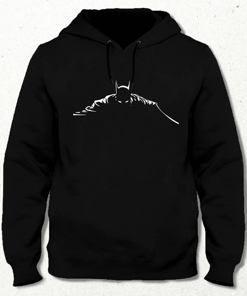 Batman Silüet Kapüşonlu Sweatshirt