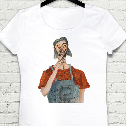 Flower Kadın tshirt - basmatik.com