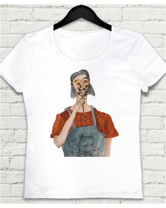 Flower Kadın tshirt - basmatik.com
