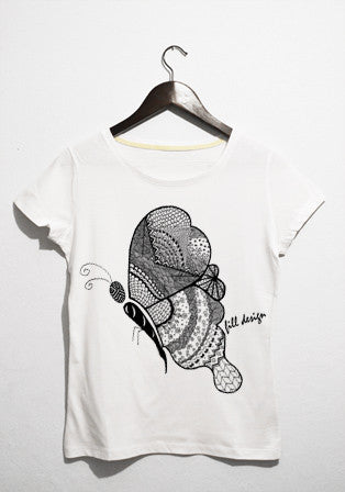 form butterfly t-shirt - basmatik.com
