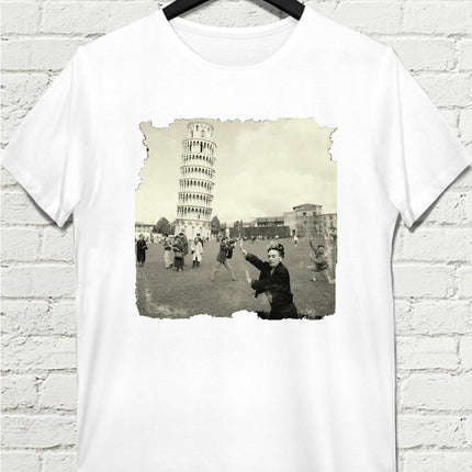 Frida Pisa Erkek Tshirt - basmatik.com