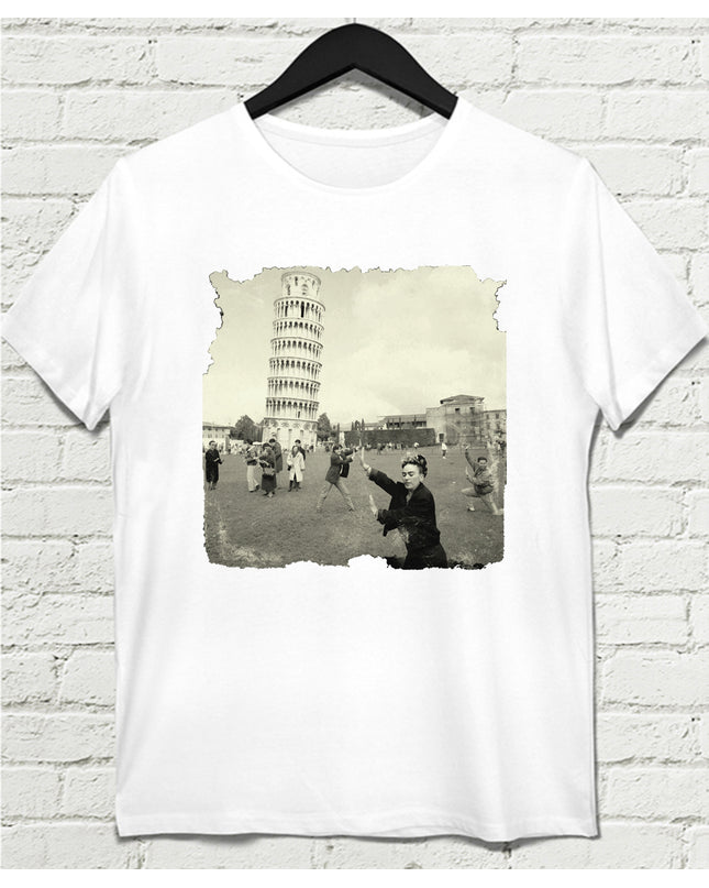 Frida Pisa Erkek Tshirt - basmatik.com