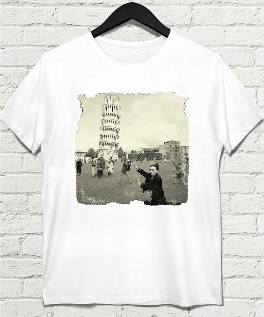 Frida Pisa Erkek Tshirt - basmatik.com