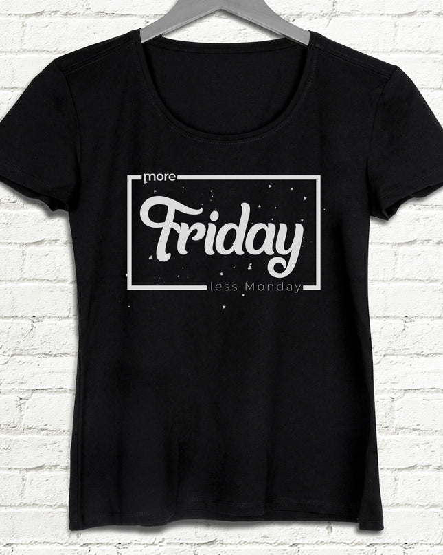 More Friday Siyah Tişört - basmatik.com
