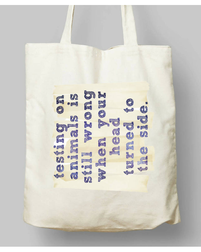 Turned to the side Cloth Bag