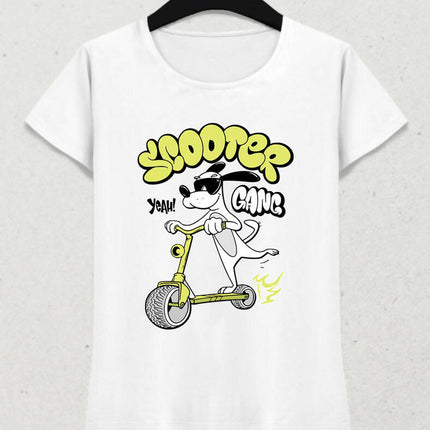 Scooter Dog Kadın Tişört - basmatik.com