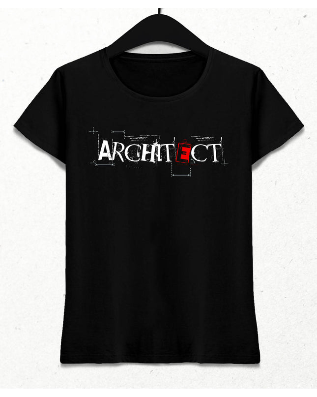 Architect Kadın Tişört - basmatik.com