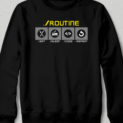 Coder Routine Sweatshirt - basmatik.com