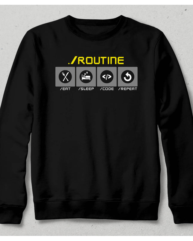 Coder Routine Sweatshirt - basmatik.com