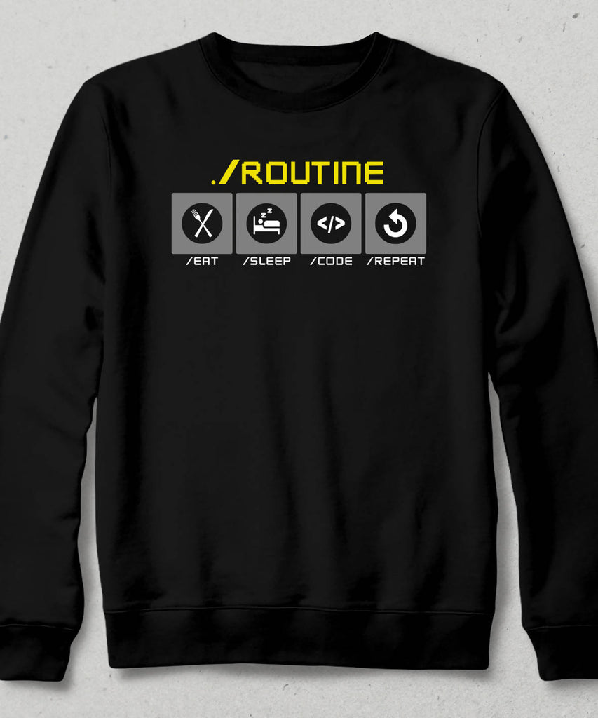 Coder Routine Sweatshirt - basmatik.com