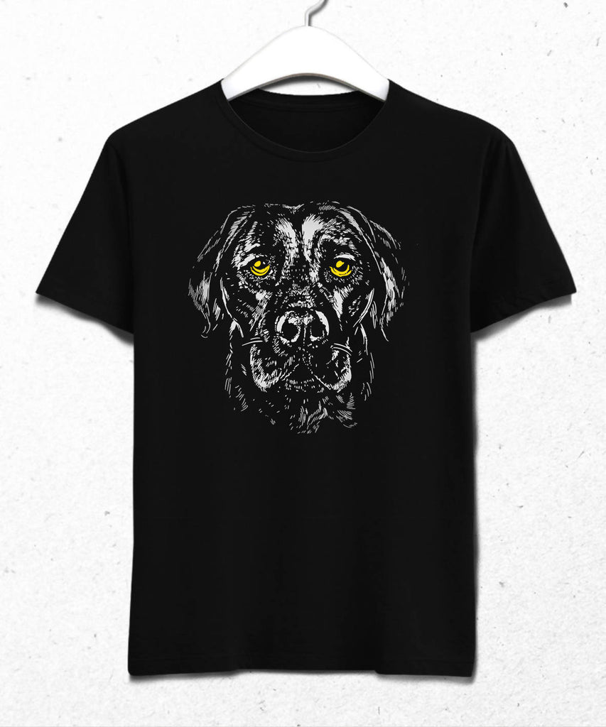 The Dog Erkek Siyah Tişört - basmatik.com