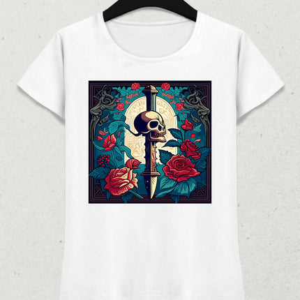 Skull, Rose and Sword 