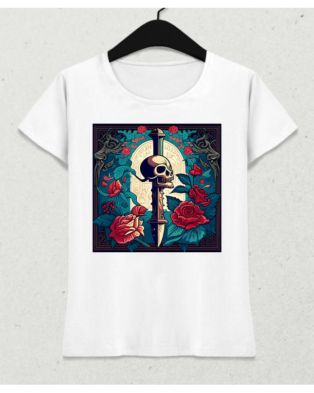 Skull, Rose and Sword 