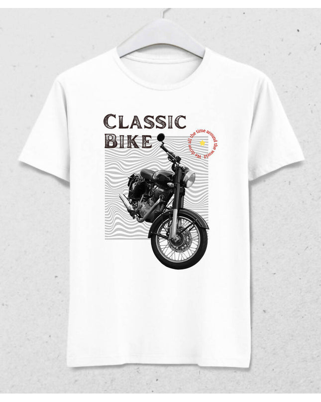 Classic Bike Erkek Tişört - basmatik.com