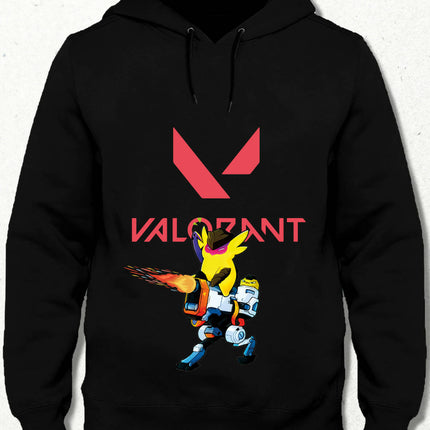 Valorant Siyah Sweatshirt