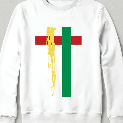 2 Dikdörten 1 Fırça Sweatshirt