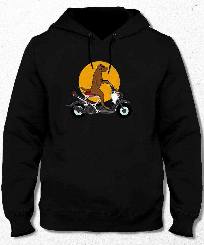 Dog Bike Hooded Sweatshirt