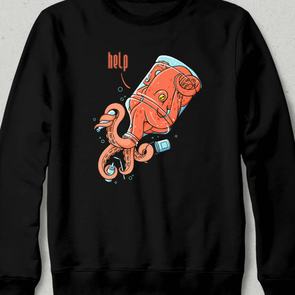 Octopus in a Bottle Sweatshirt