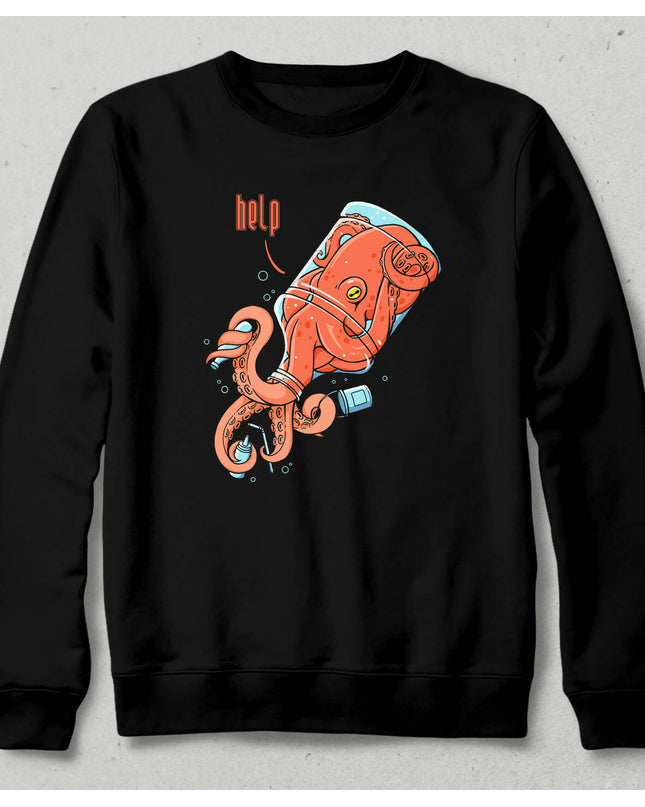 Octopus in a Bottle Sweatshirt