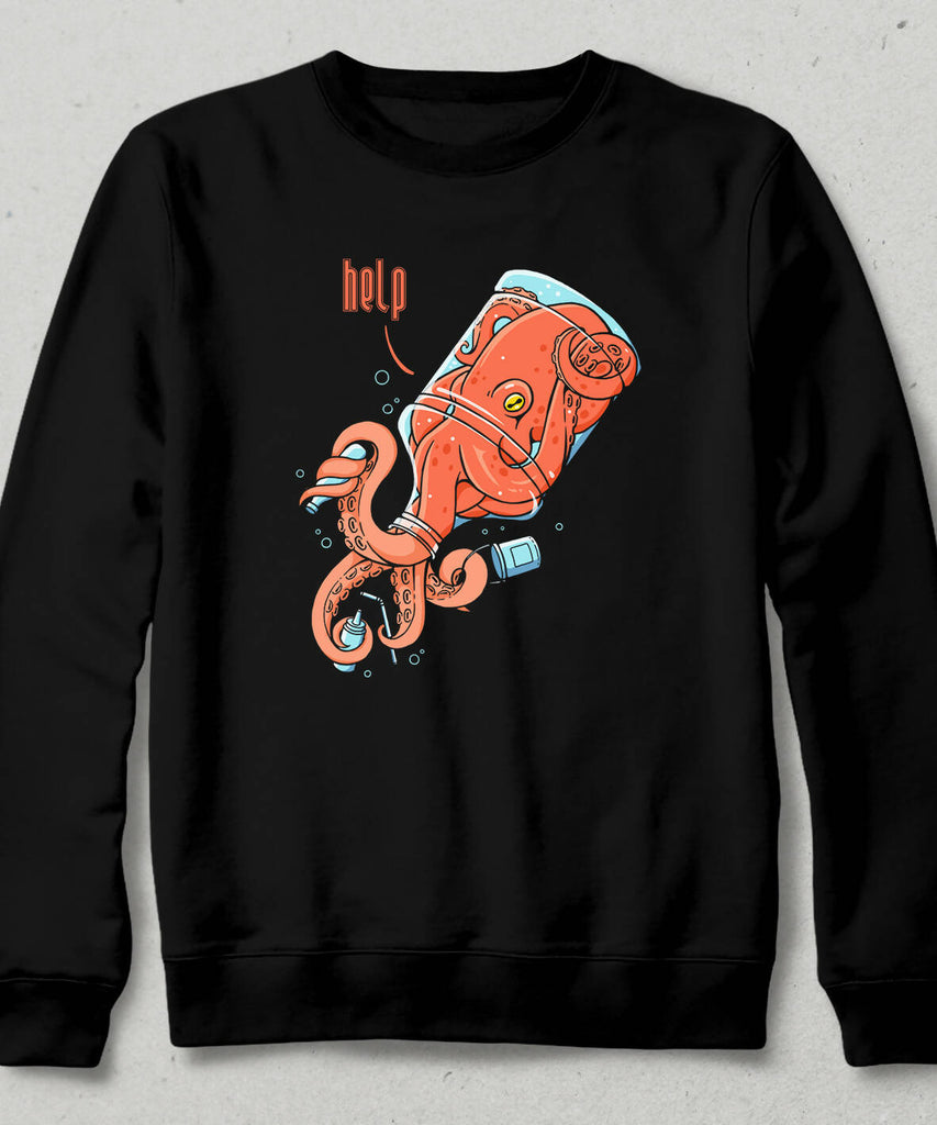 Octopus in a Bottle Sweatshirt