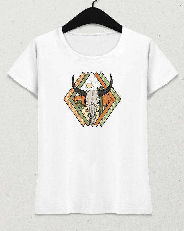 Vahşi Batı Temalı T-shirt - basmatik.com