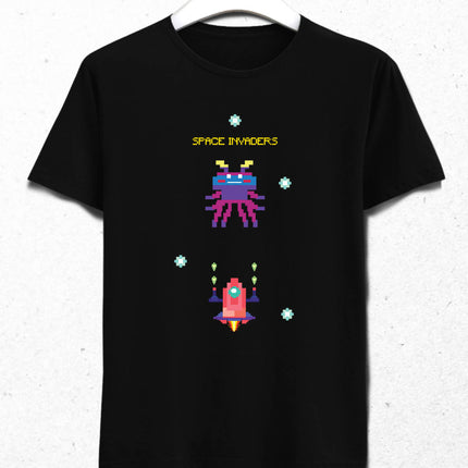Pixel Space Game Erkek Tişört