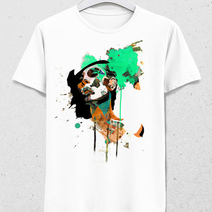 paint collage tişört - basmatik.com