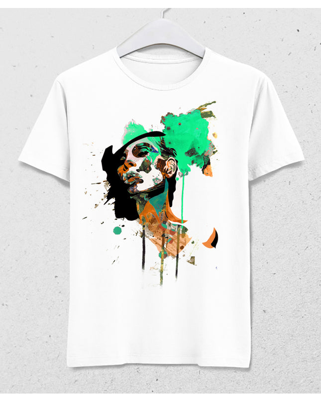 paint collage tişört - basmatik.com