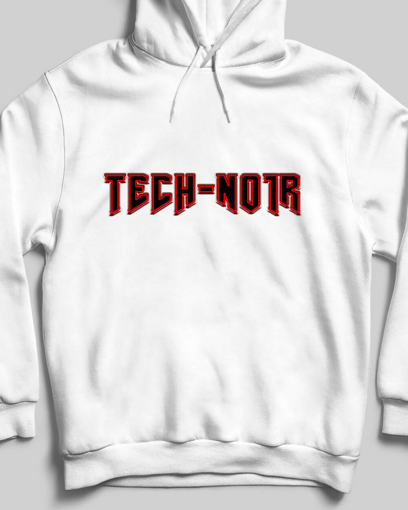 Tech-Noir Kapüşonlu Sweatshirt