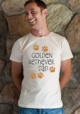 golden retriever dad t-shirt - basmatik.com