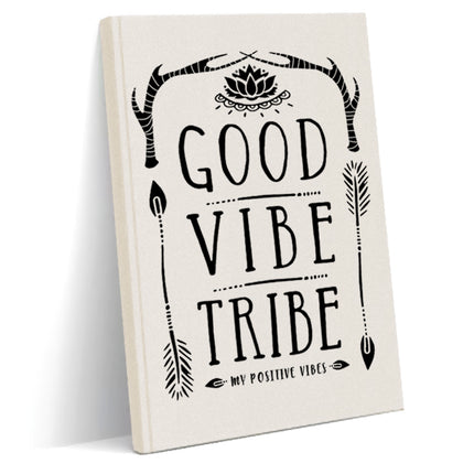 good vibe yoga  kanvas defter - basmatik.com