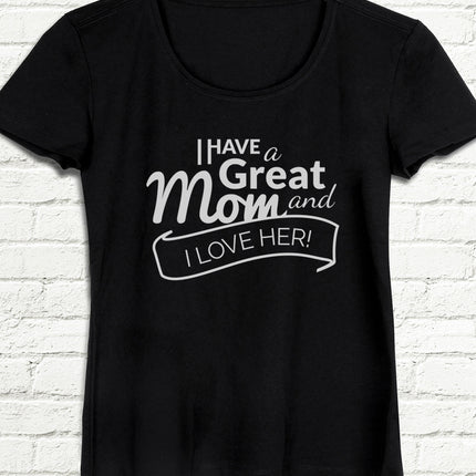 Great mom siyah tişört - basmatik.com