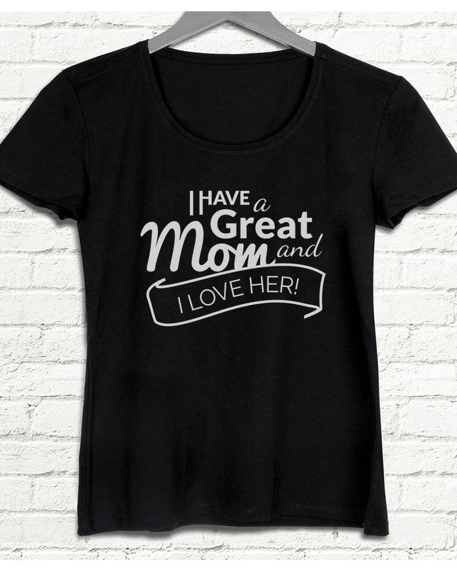 Great mom siyah tişört - basmatik.com