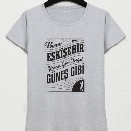 Burası Eskişehir - 2 / Kadın Tshirt - basmatik.com