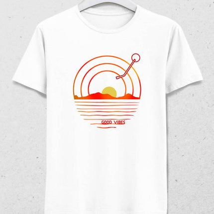 Good Vibes Erkek Tişört - basmatik.com