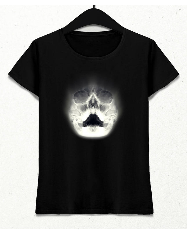 Ghost Skull Kadın Tişört - basmatik.com