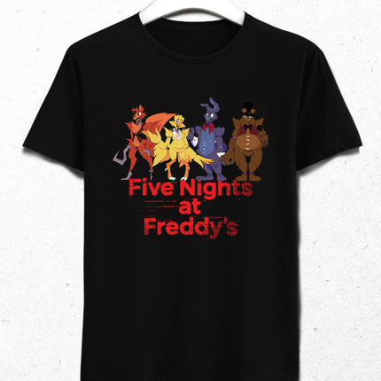 Fnaf Five Nights At Freddy Erkek Tişört - basmatik.com