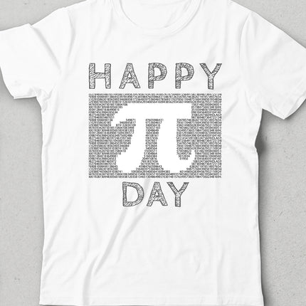 happy Pi beyaz Çocuk tişört - basmatik.com