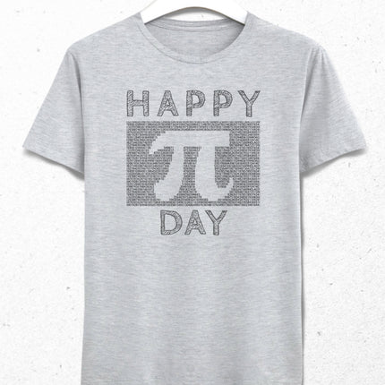 Happy pi erkek gri tişört - basmatik.com