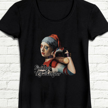 Harley Quinn Siyah Tişört - basmatik.com