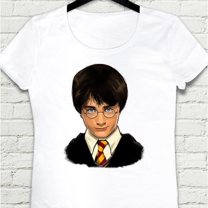 Harry Beyaz Tişört - basmatik.com