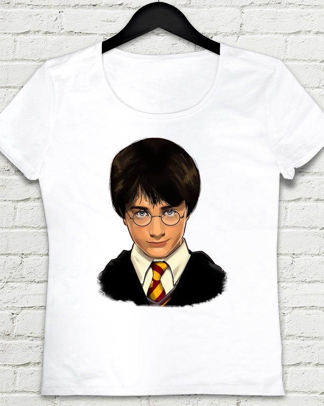 Harry Beyaz Tişört - basmatik.com