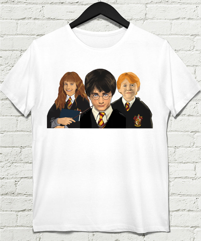 Harry Potter Beyaz Tişört - basmatik.com