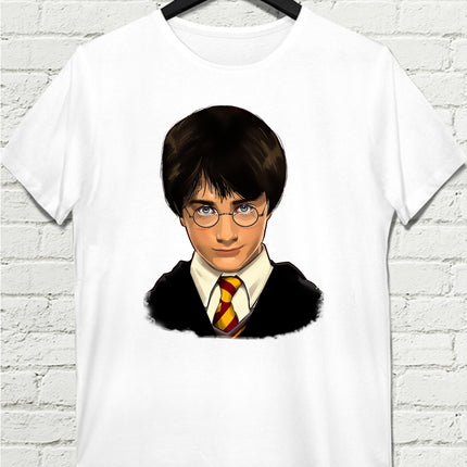 Harry Beyaz Tişört - basmatik.com