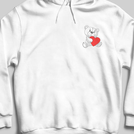 Hearth bear beyaz kapşonlu - basmatik.com
