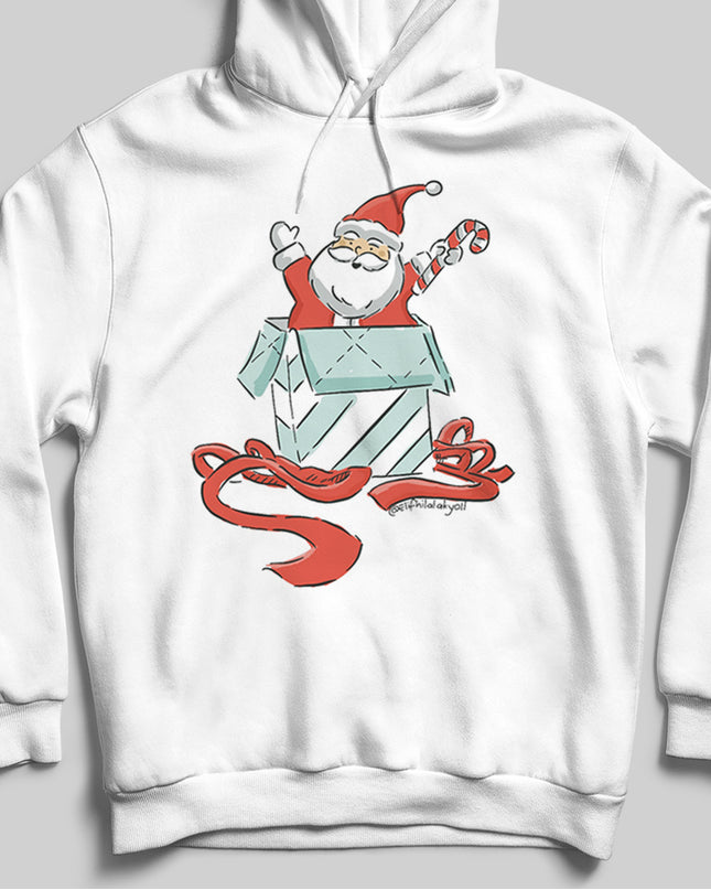 Hediye Beyaz Kapşonlu - basmatik.com