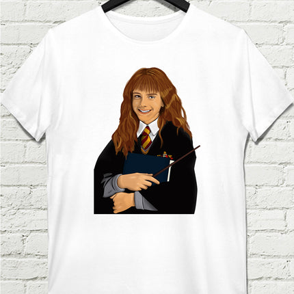 Hermione Granger Beyaz Tişört - basmatik.com