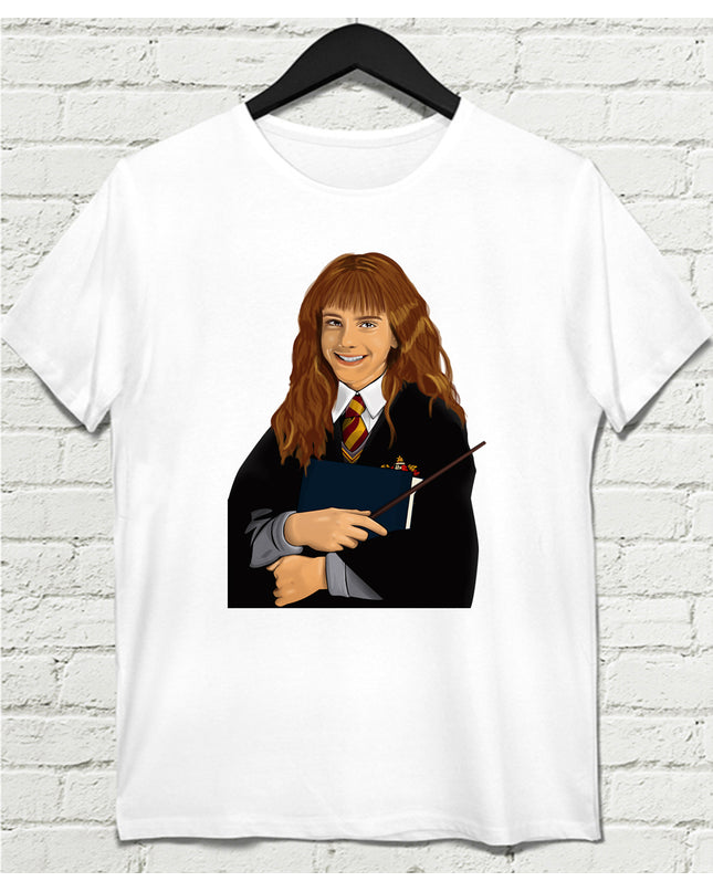 Hermione Granger Beyaz Tişört - basmatik.com