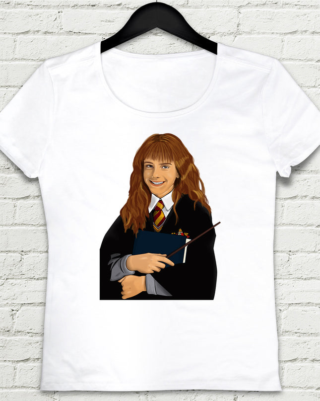 Hermione Granger Beyaz Tişört - basmatik.com