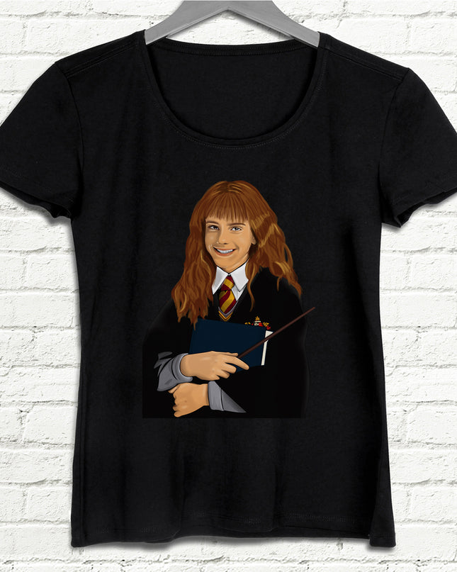 Hermione Granger Siyah Tişört - basmatik.com